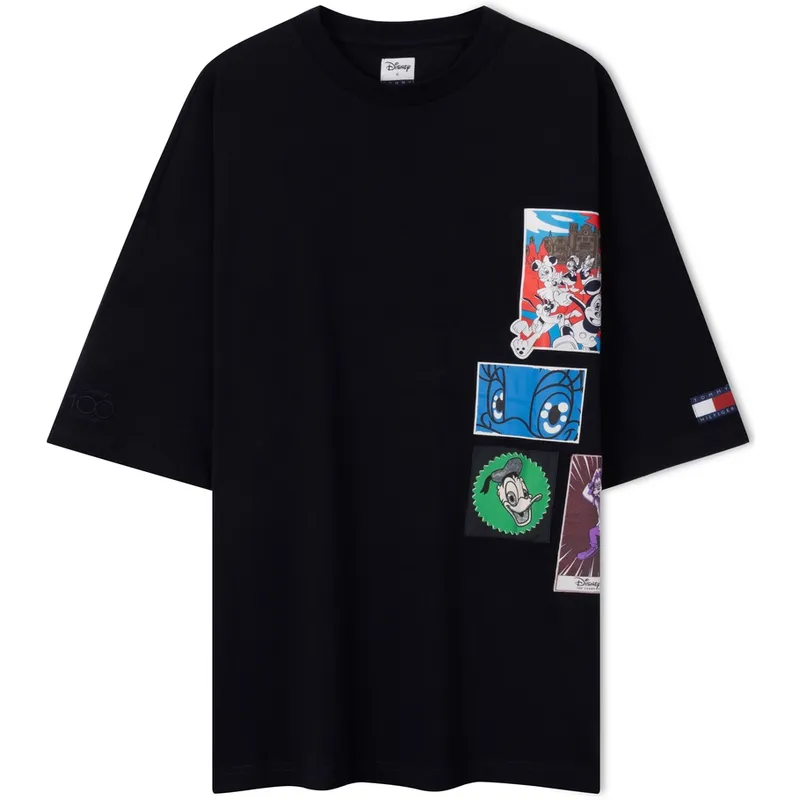 Tommy Hilfiger X Disney Tommy Hilfiger X DISNEY T-Shirts Men's Navy Blue DW5 Crew Neck Moderate Straight Fit