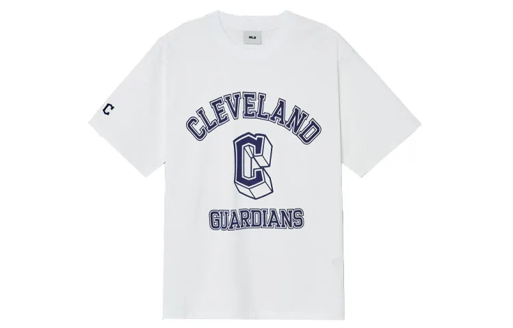 MLB T-Shirts Unisex White Crew Neck Moderate