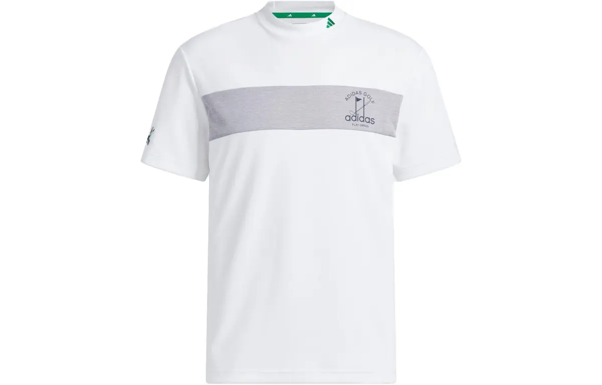 Adidas T-Shirts Men's White Crew Neck Moderate