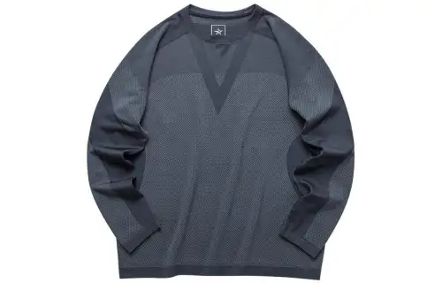 ANTA T Shirts Men's Black Crew Neck Moderate