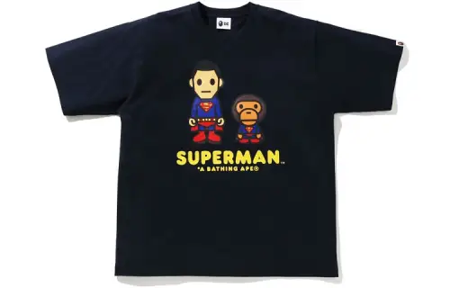 Bape X Dc Baby Milo Superman Relaxed Fit Tee