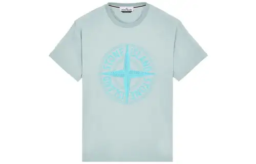 STONE ISLAND T Shirt Men's Ice Blue