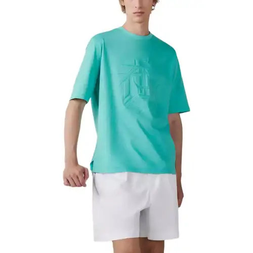 HERMES SS23 T Shirt Men's Lake Green