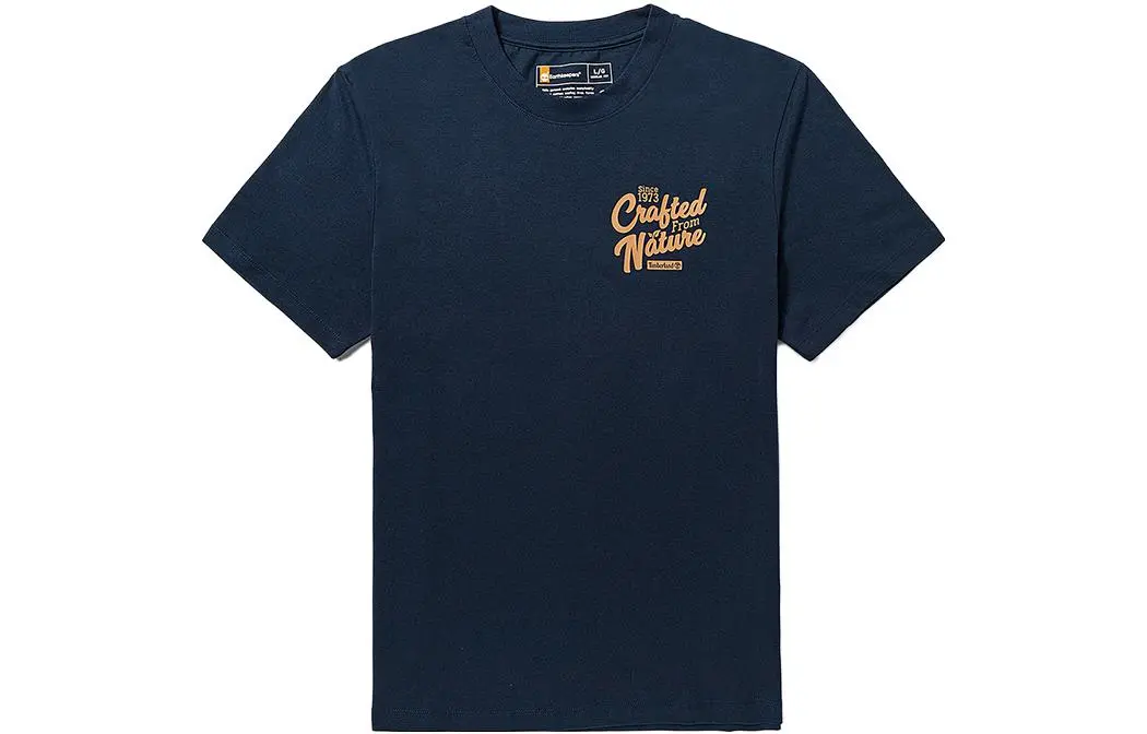 Timberland T-Shirts Unisex Dark Sapphire Crew Neck Moderate Straight Fit