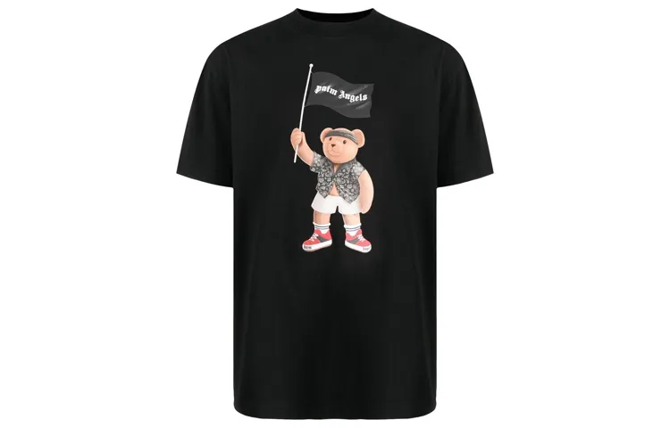 PALM ANGELS Pirate Teddy Bear T shirt