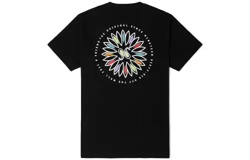 Vans T Shirts Unisex Black Crew Neck Moderate Straight Fit