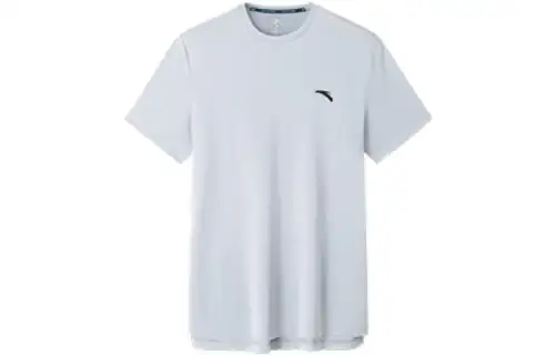 ANTA T Shirts Men's Gray Crew Neck Moderate Other