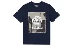 Timberland T Shirts Men's Royal Blue Crew Neck Moderate Straight Fit