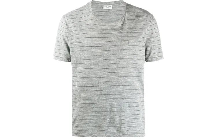 SAINT LAURENT T Shirt Men's Gray