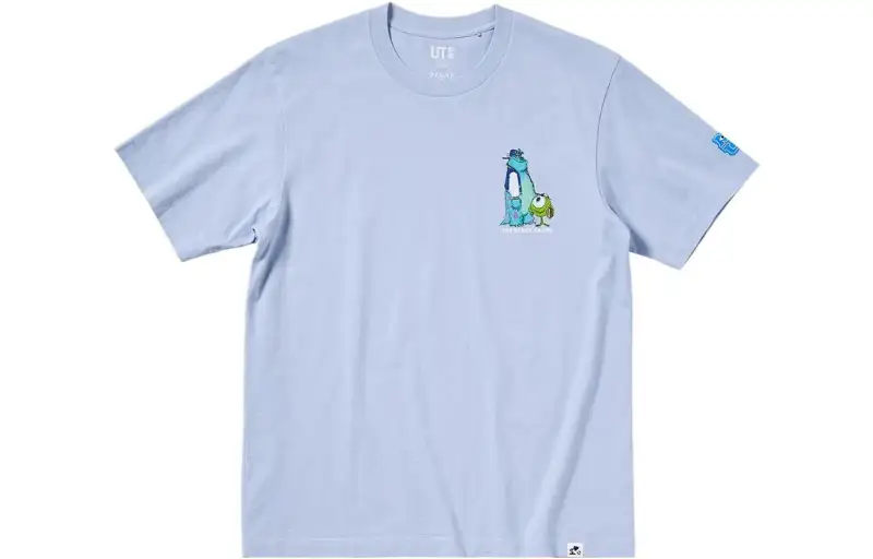 UNIQLO T Shirt Unisex Light Blue