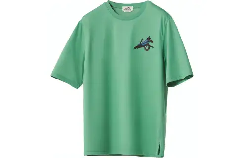 HERMES T Shirt Men's Soft Green