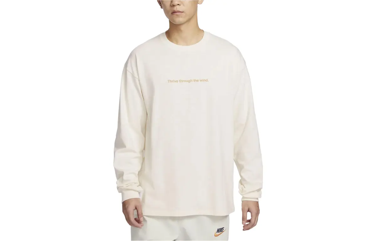 Nike T Shirt Men's Light Ivory White