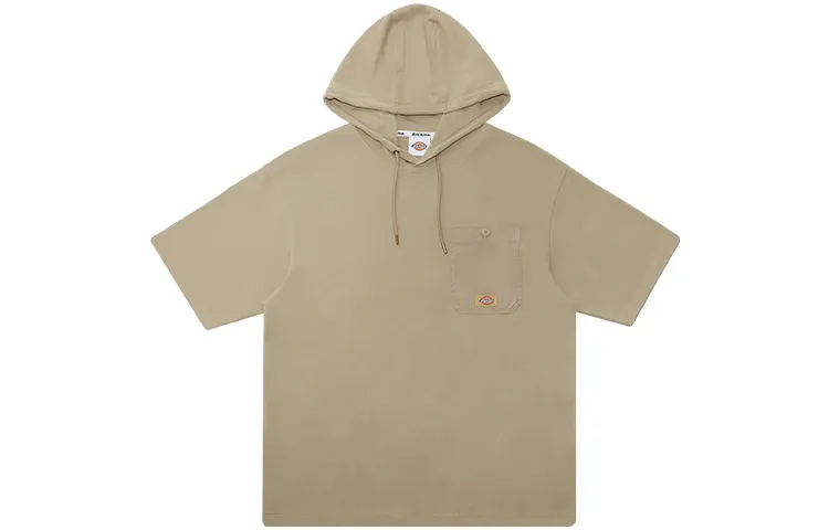 Dickies T Shirts Men's Sand Hooded Moderate Straight Fit