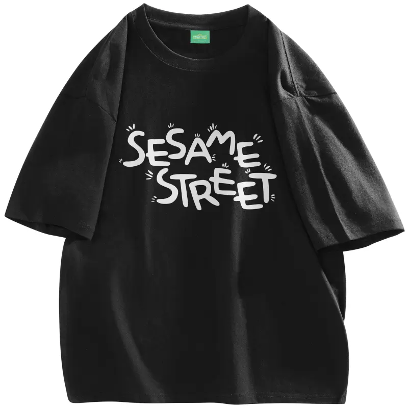 SESAME STREET Drop Shoulder Sleeve T Shirt Unisex