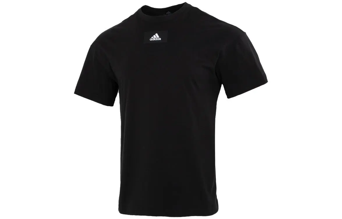 Adidas Drop Shoulder Sleeve T-Shirt Men's Black