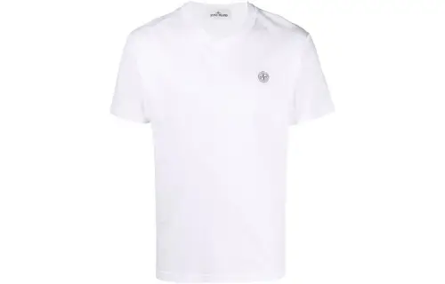 STONE ISLAND Compass-patch Cotton T-shirt