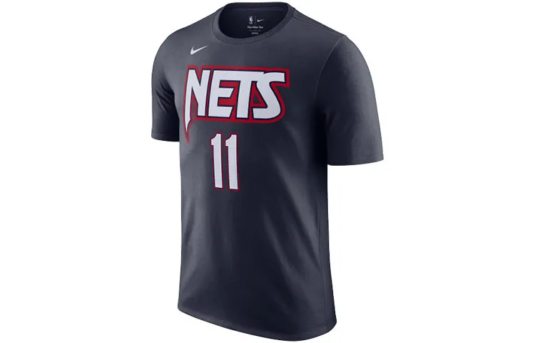 Nike Brooklyn Nets T Shirt Men's University Dark Blue