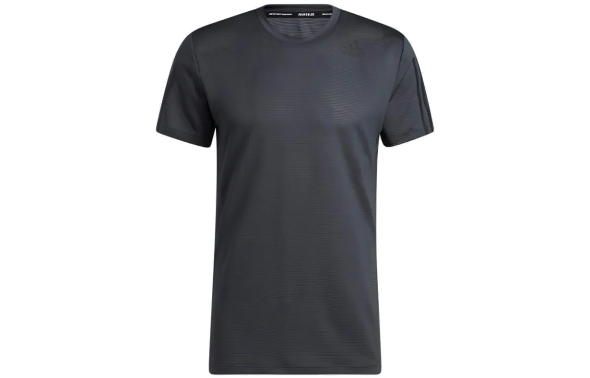 Adidas AEROREADY T-Shirts Men's Black Crew Neck Moderate