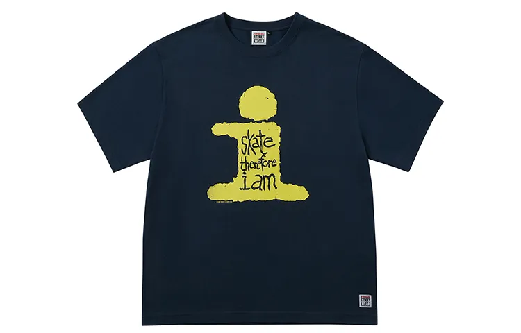 Vision Street Wear T Shirt Unisex Navy Blue