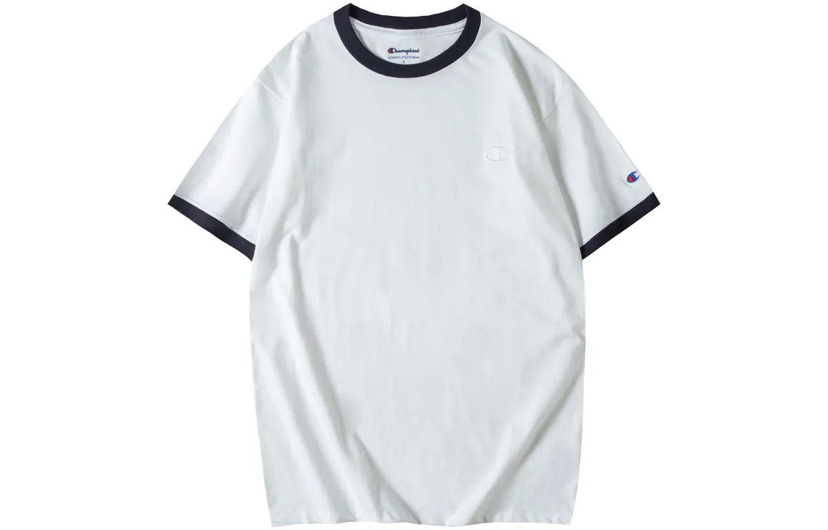 Champion T Shirt US Version Unisex White