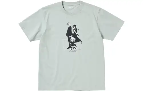 UNIQLO x Spy Family SS22 T Shirt Men's Sage Green