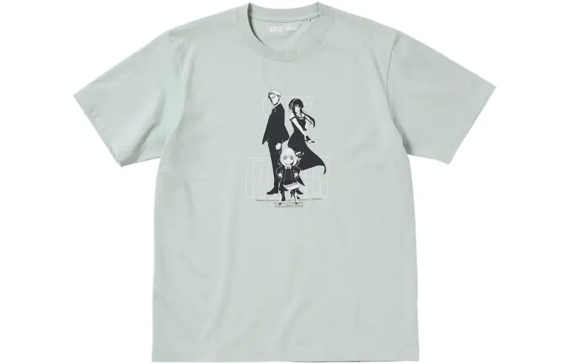 UNIQLO x Spy Family SS22 T Shirt Men's Sage Green