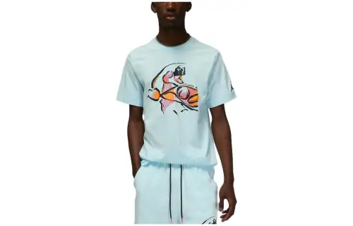 Jordan Flight MVP T Shirt Men's Light Cyan