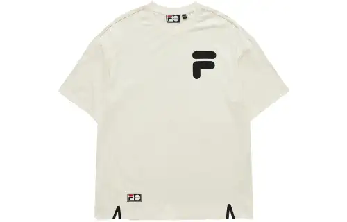 FILA FUSION Sports Life Collection SS22 T Shirt Unisex White