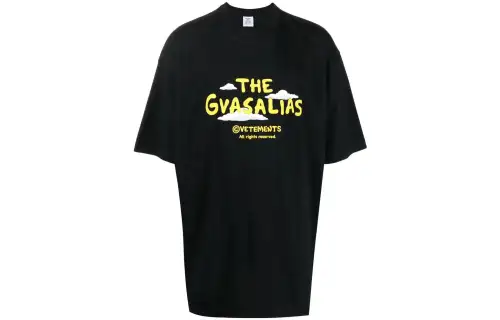 Vetements The Gvasalias Cartoon Logo T Shirt