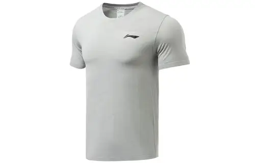 Li Ning Running Collection T Shirt Men's Mixed Color Coin Gray
