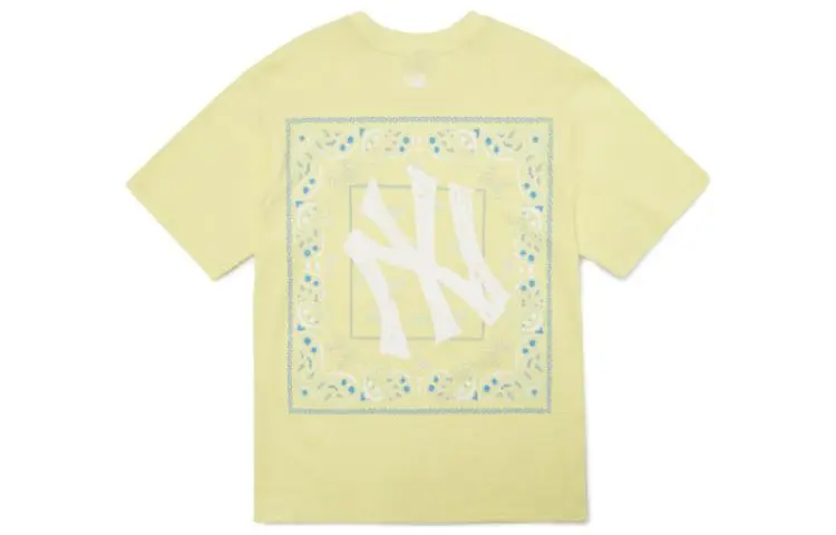 MLB Paisley SS22 T Shirt Unisex Yellow