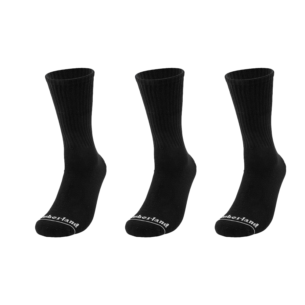Timberland Knee High Socks Unisex 3 Pack Black