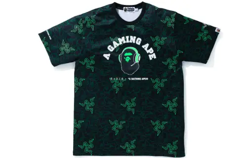A BATHING APE X Razer A BATHING APE Neon Camo Team Tee