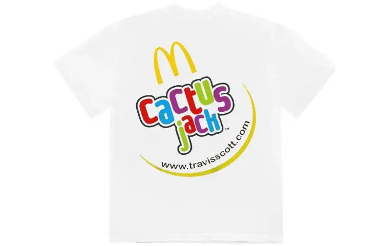 Travis Scott X McDonald's Cj Smile T Shirt