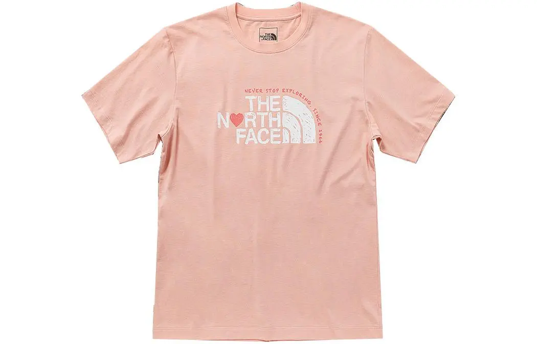 THE NORTH FACE Heart SS22 T Shirt Unisex Pink