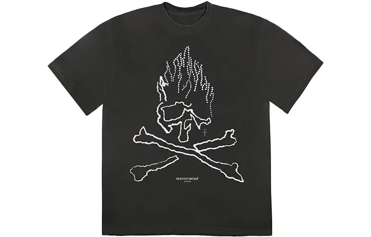 Travis Scott Cactus Jack For Mastermind Skull T shirt