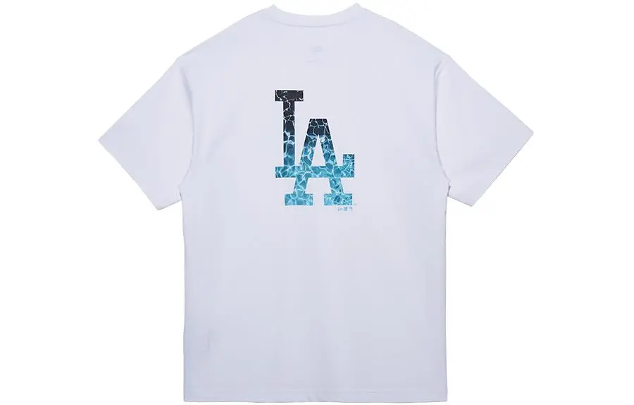 New Era SS22 Letter Print T Shirt Unisex White