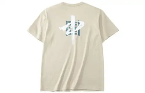 ANTA T Shirts Unisex Khaki Crew Neck Thin Straight Fit