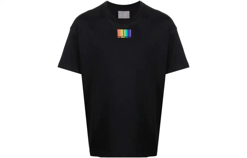 Vetements T Shirts Unisex Black Crew Neck Moderate Straight Fit