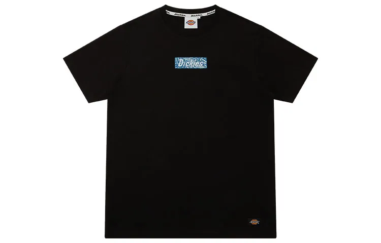 Dickies T Shirts Unisex Black Crew Neck Moderate Straight Fit