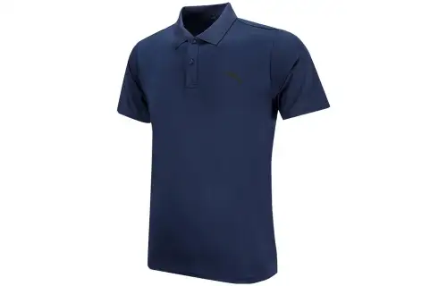 ANTA T Shirts Men's Blue Polo Collar Moderate Straight Fit
