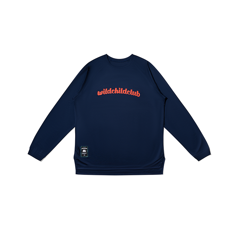 Wild child club letter printed quick-drying American training clothes basketball breathable sweat-wicking sports shooting casual long-sleeved WCCT shirt same style for men and women