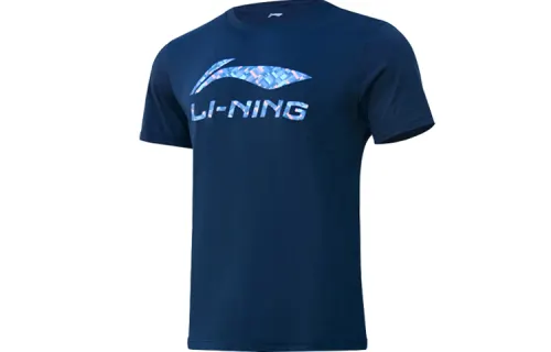 Li Ning T Shirt Unisex Navy Blue