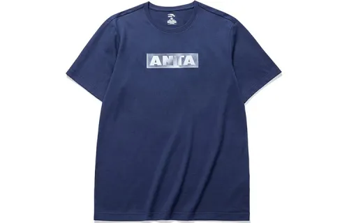 Anta T Shirt Men's Bright Moon Blue