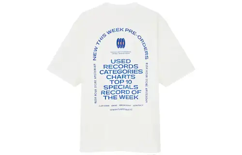 UNIQLO T Shirts Unisex White Crew Neck Moderate Straight Fit