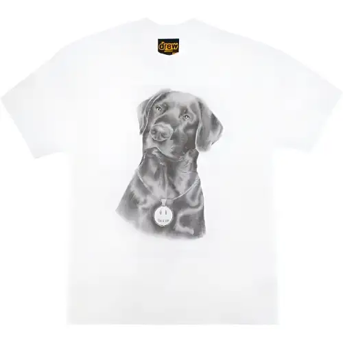 Drew house Smiley Collection T Shirts Unisex White Crew Neck Moderate Straight Fit