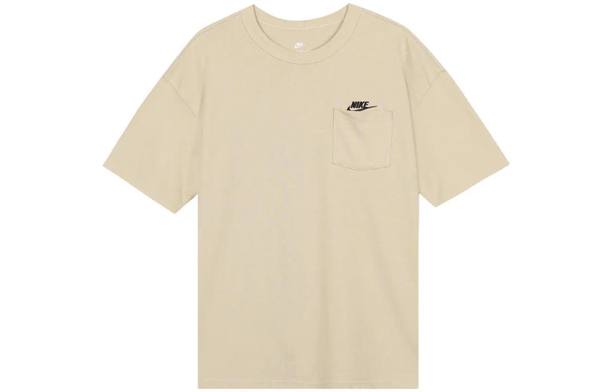 Nike Drop Shoulder Sleeve T-Shirt Men's Brown