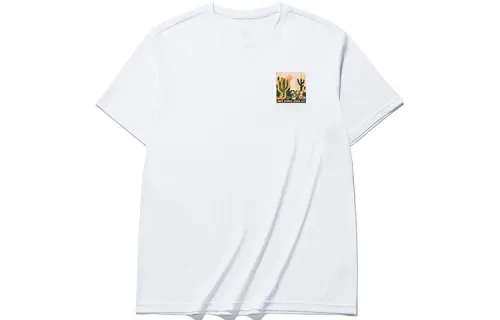 ANTA Life Collection T Shirts Unisex White Crew Neck Moderate Straight Fit