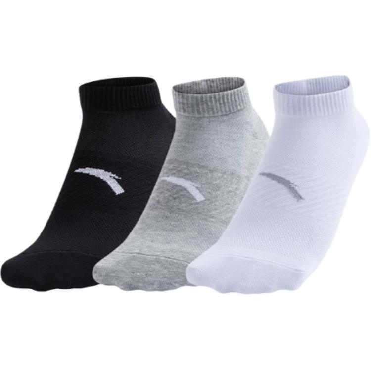 Anta Variety Training Collection Ankle Socks Unisex 3 Pack