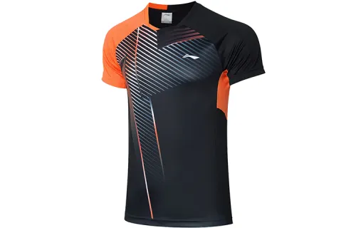 Li Ning Badminton Collection T Shirt Men's Black